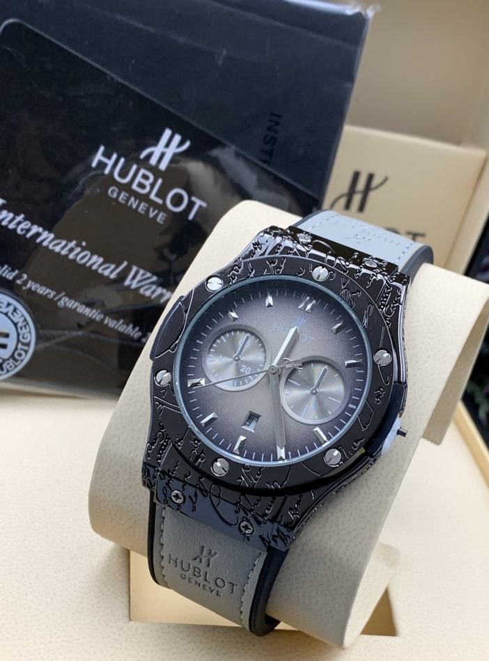 Hublot Geneve Grey Dial Chronograph Watch